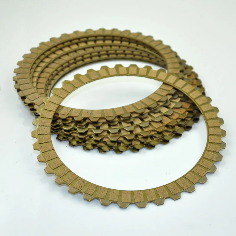 8Pcs Friction Clutch Plates for XL883 XL1200 Sportster 1991~2011 2010 2009 2008